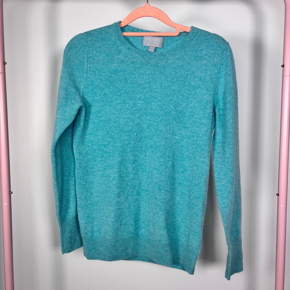 100% Pure Turquoise Cashmere Sweater